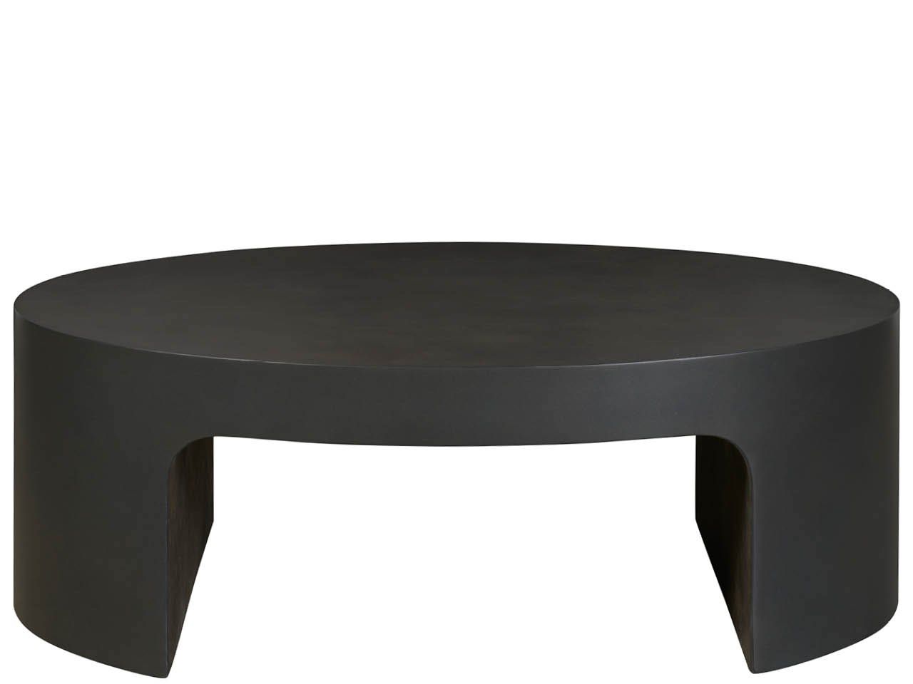 Modern - Concrete Cocktail Table - Black