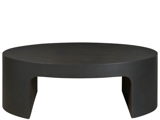 Modern - Concrete Cocktail Table - Black