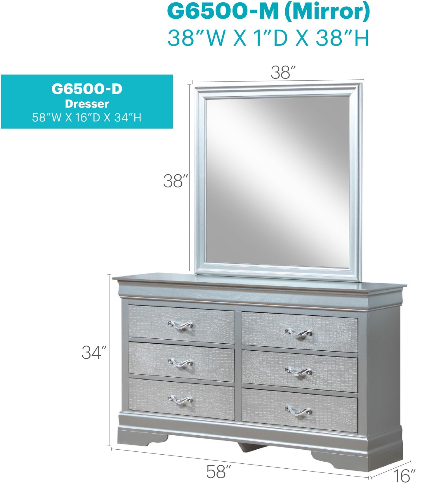 Glory Furniture - Lorana - Dresser