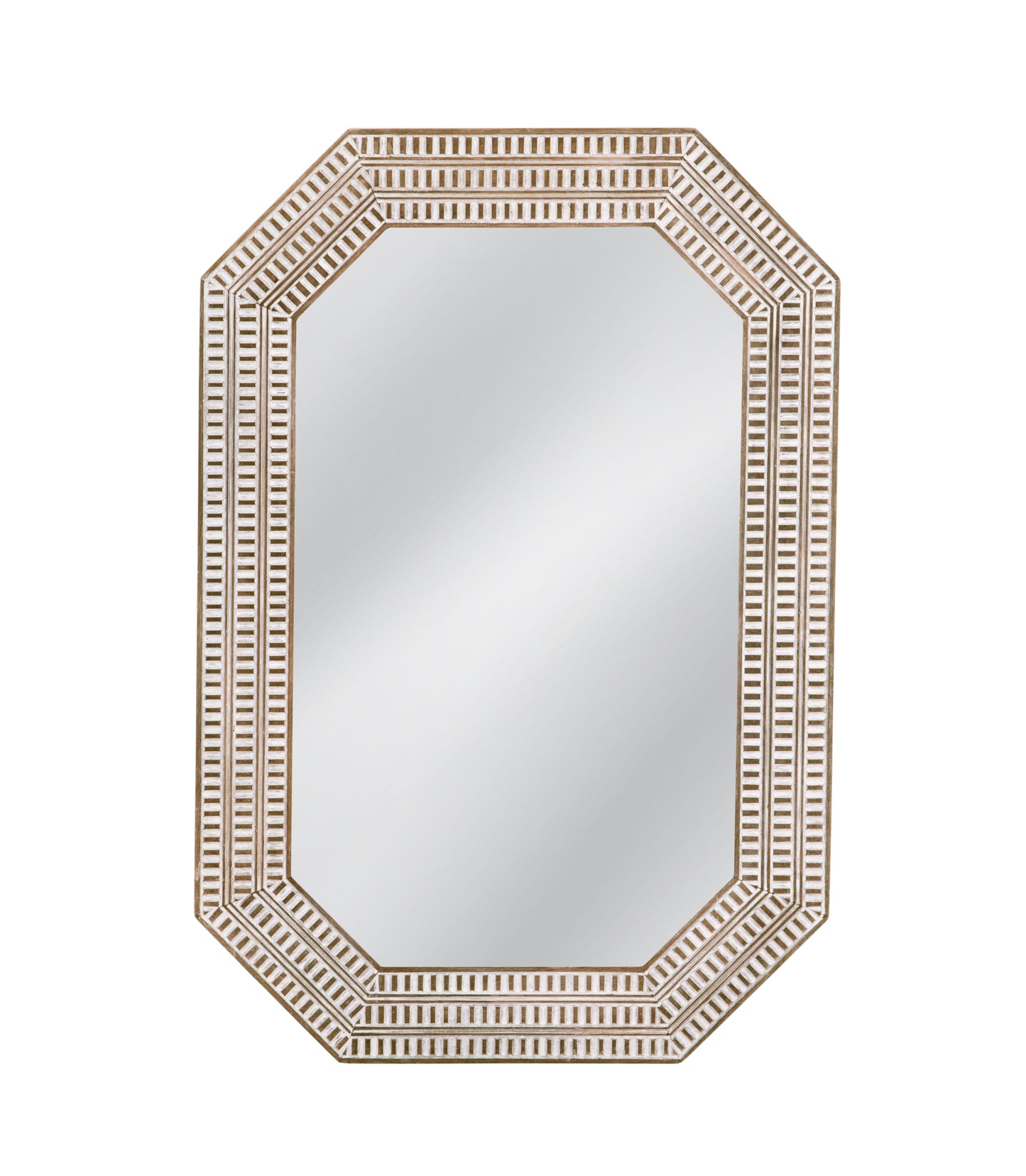 Michael - Wall Mirror - White Washed
