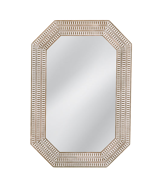 Michael - Wall Mirror - White Washed