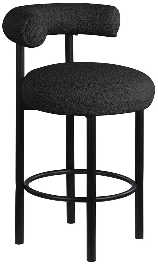 Bordeaux - Stool With Black Legs (Set of 2)