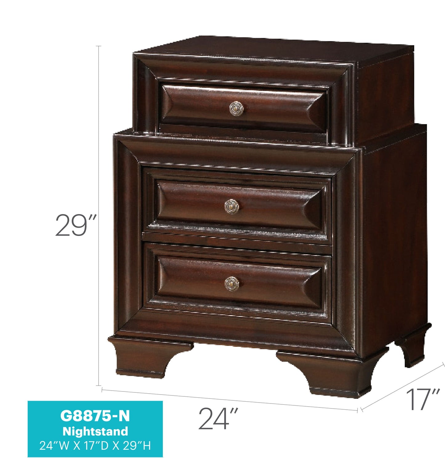 Glory Furniture - LaVita - Nightstand