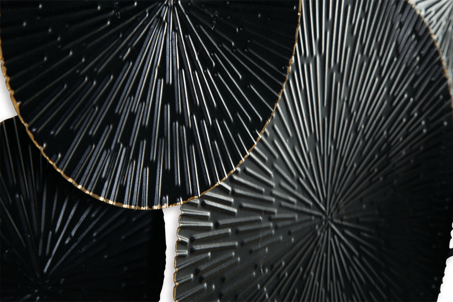 Rhetlen - Wall Decor - Black / Gold Finish