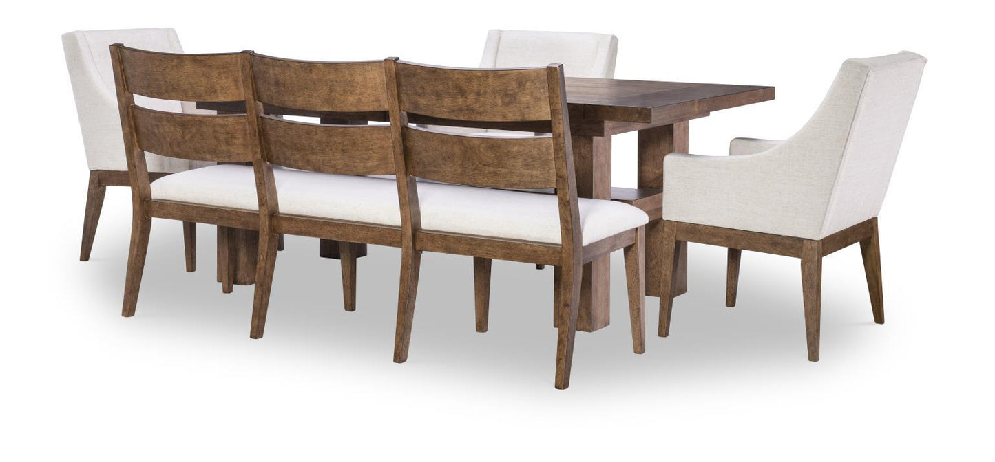 Artisan's Place - Dining Bench - Vintage Pine Ironwood