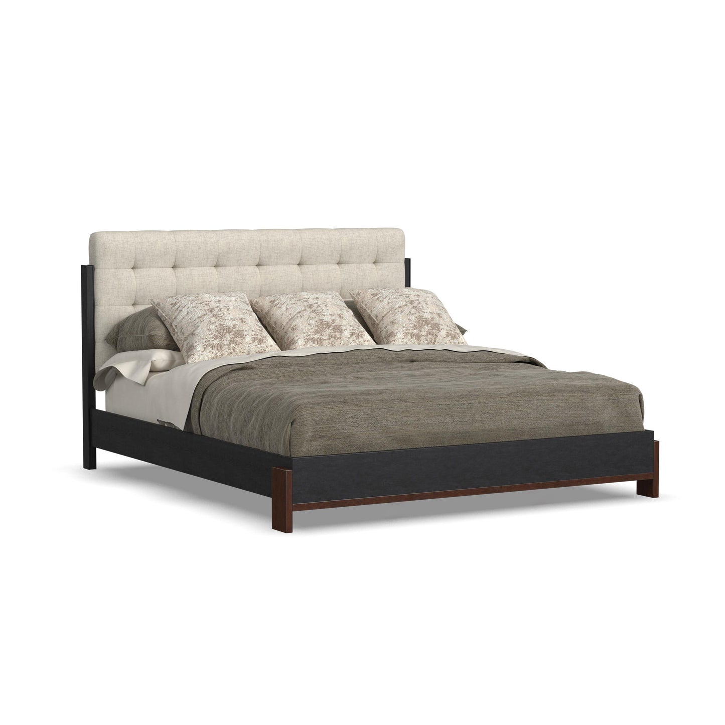 Waterfall - King Footboard - Black