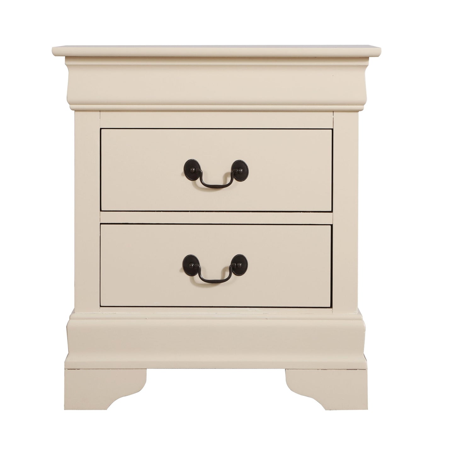 Glory Furniture - Louis Phillipe - 2 Drawer Nightstand