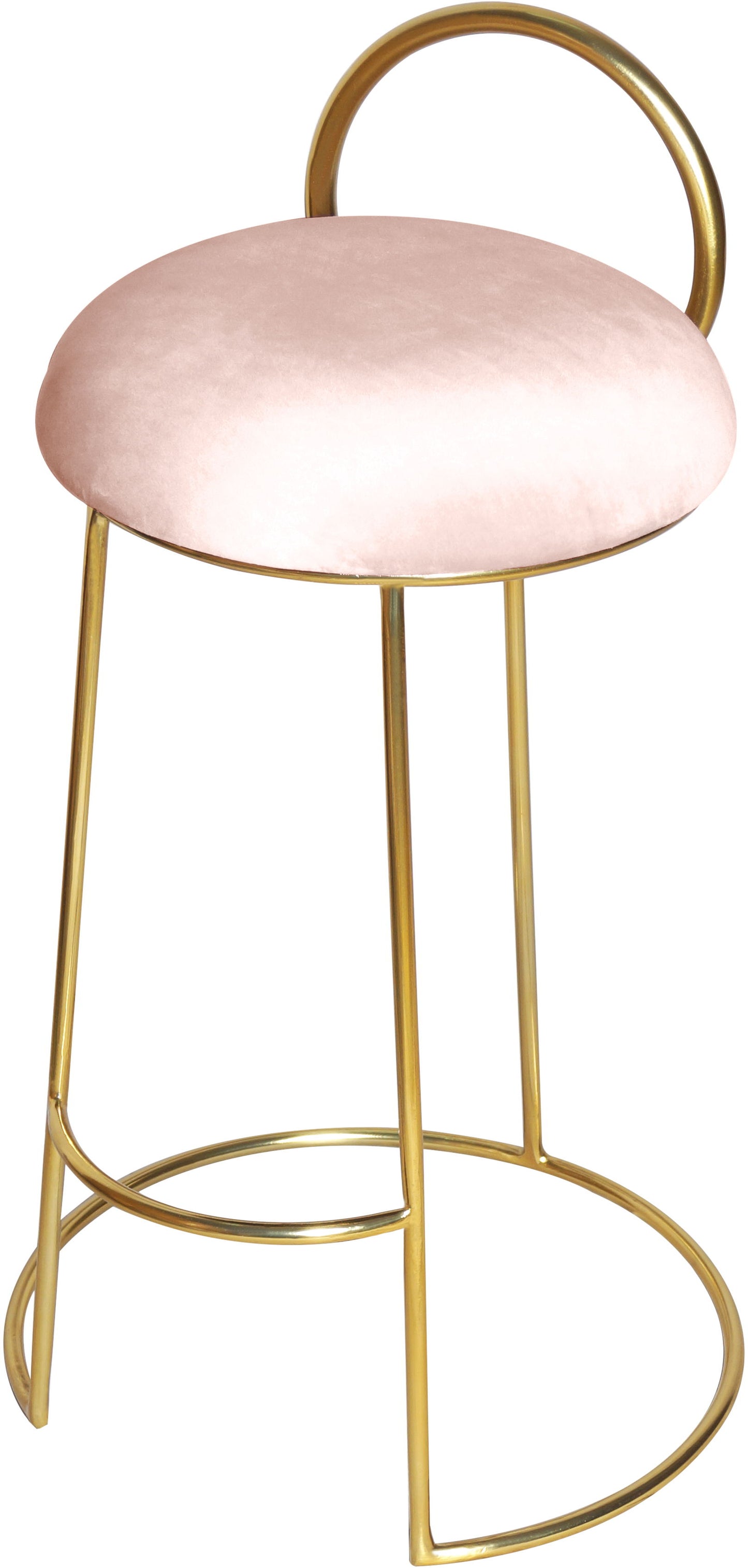 Ring - Counter Stool with Gold Legs