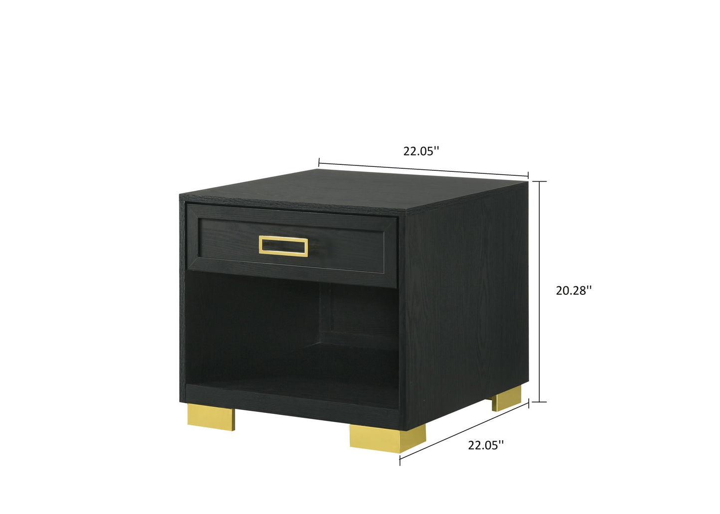 Pepe - Table Set (Coffee & 2 End Tables) - Black