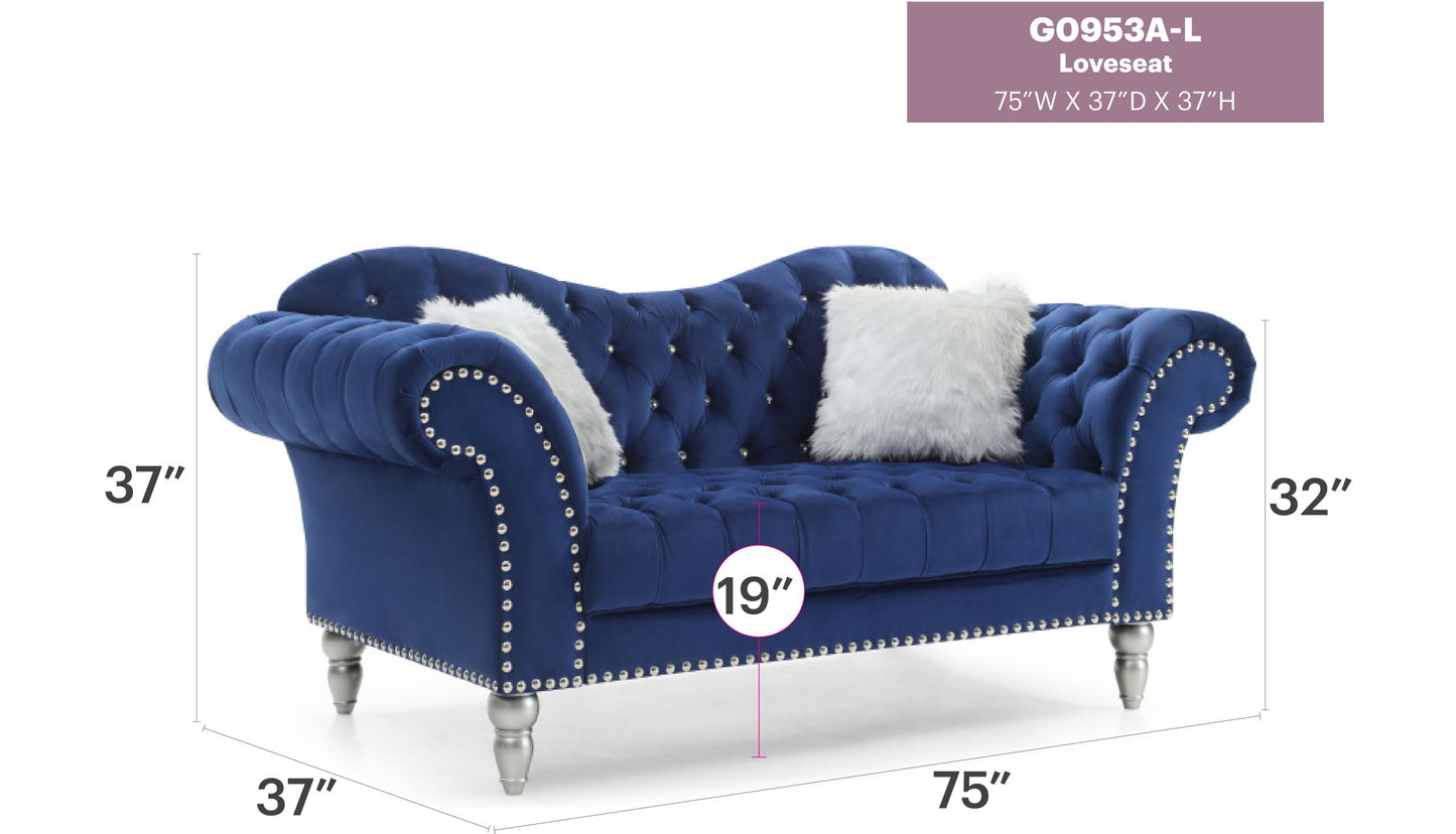 Glory Furniture - Wilshire - Loveseat