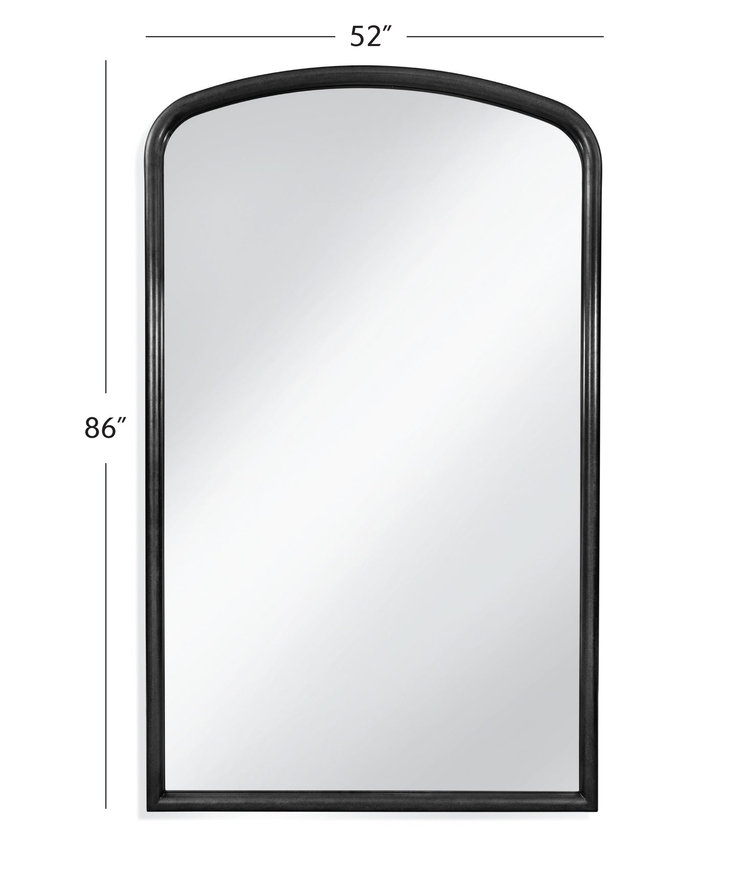 Brookings - Floor Mirror - Black