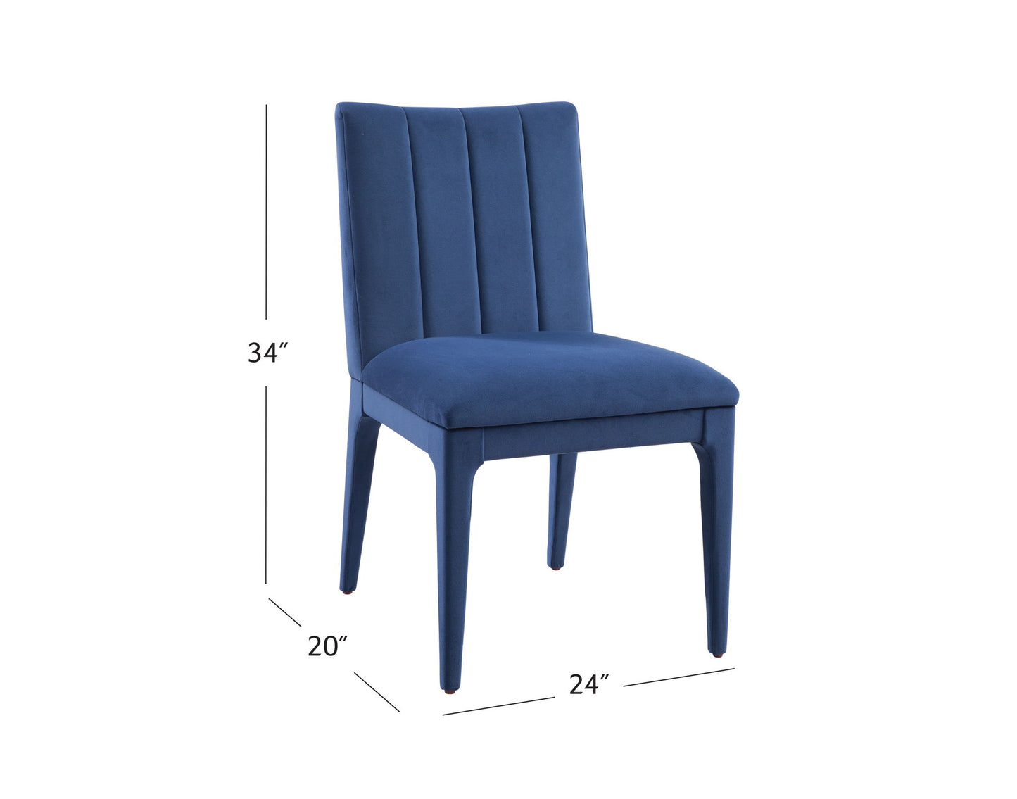 Brianne - Dining Chair (Set of 2) - Navy Blue