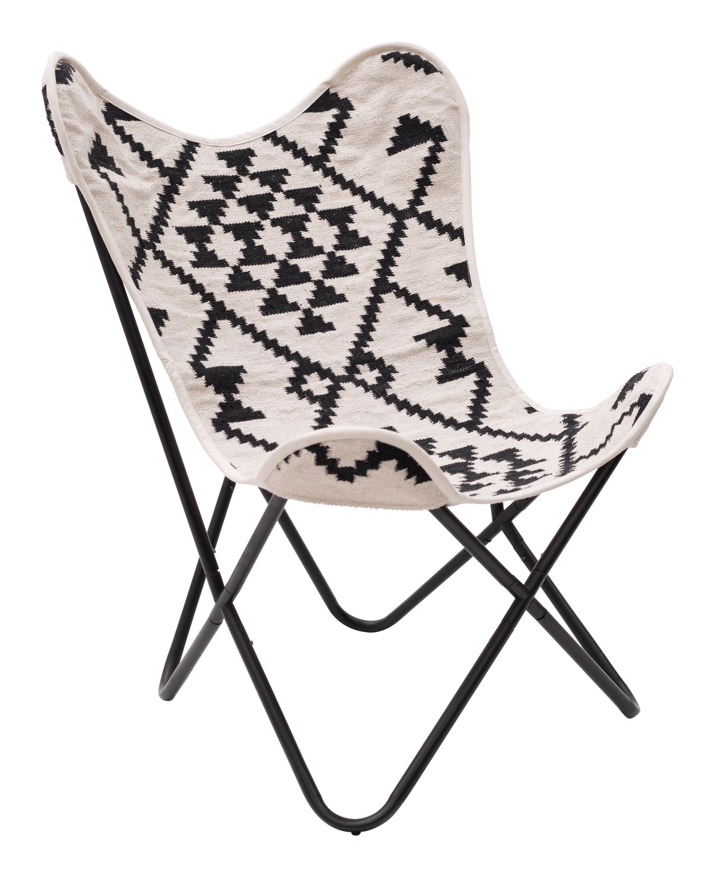 Rabat - Accent Chair - Beige / Black