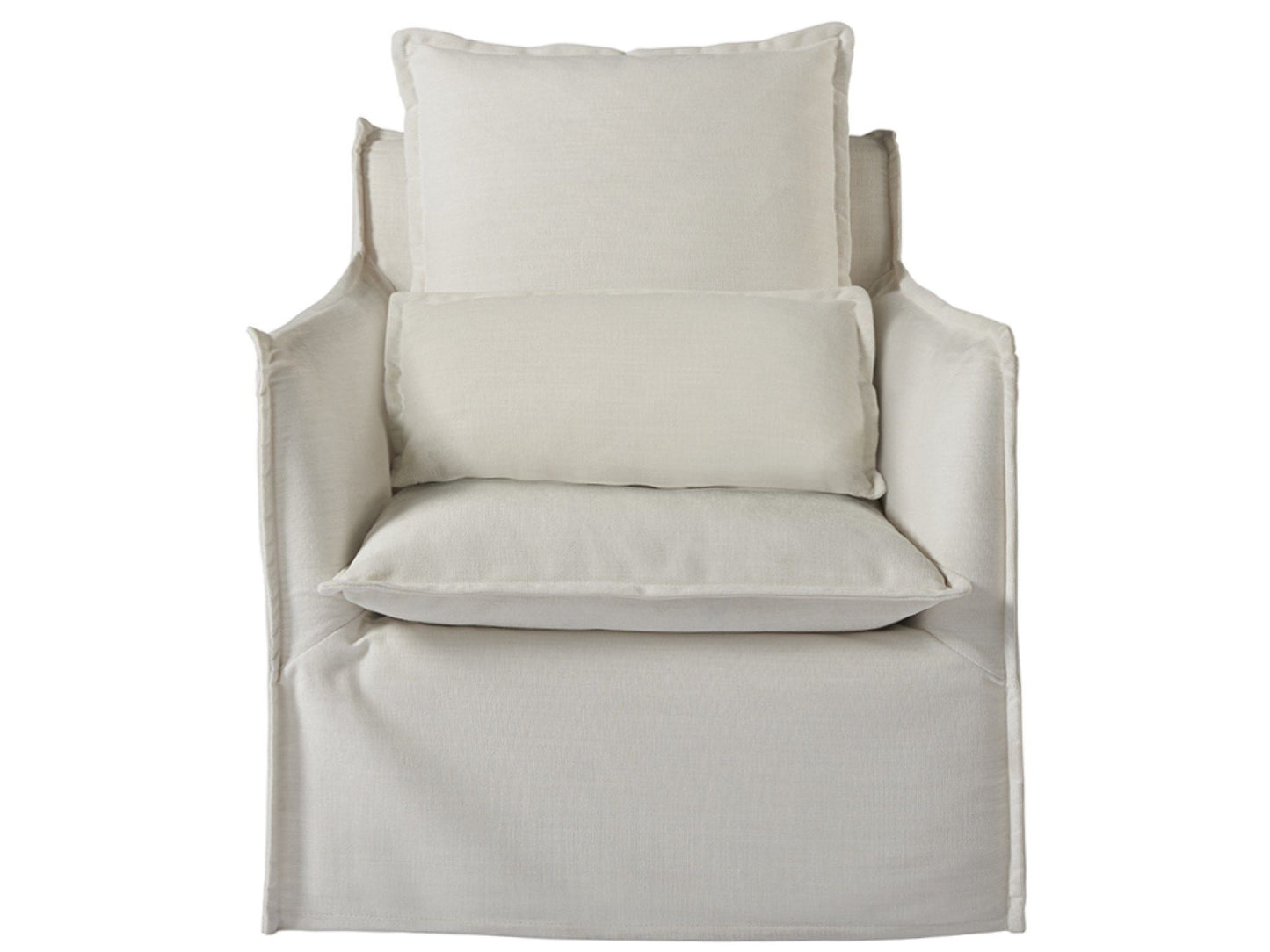 Escape - Siesta Key Swivel Chair - White