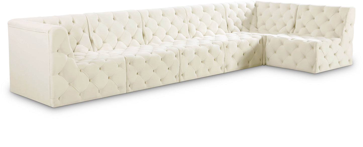 Tuft - Modular Sectional 6 Piece - Cream