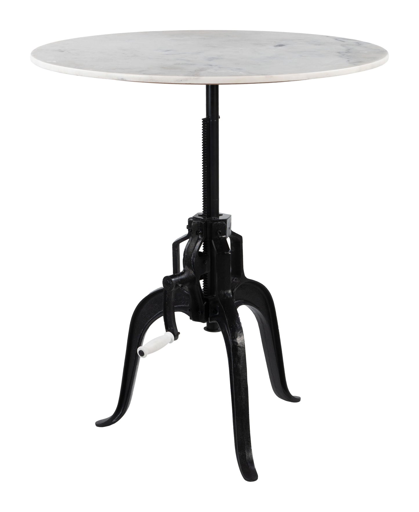 Mufid - Bistro Table - White & Black