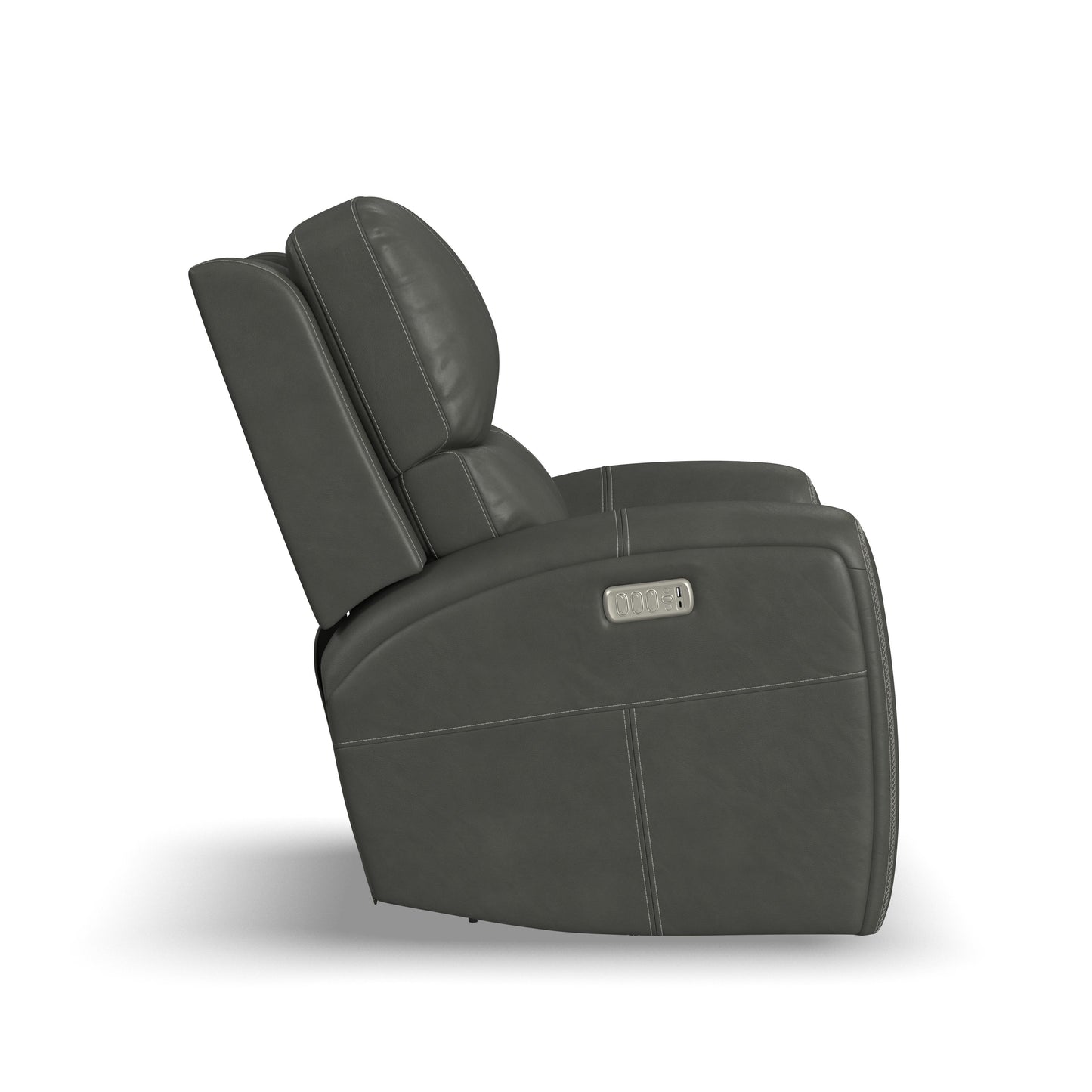 Linden - Power Swivel Gliding Recliner With Power Headrest, Lumbar, Heat & Massage