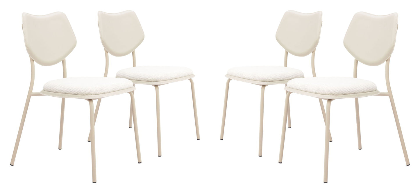 Zeal - Dining Chair (Set of 4) - Light Gray