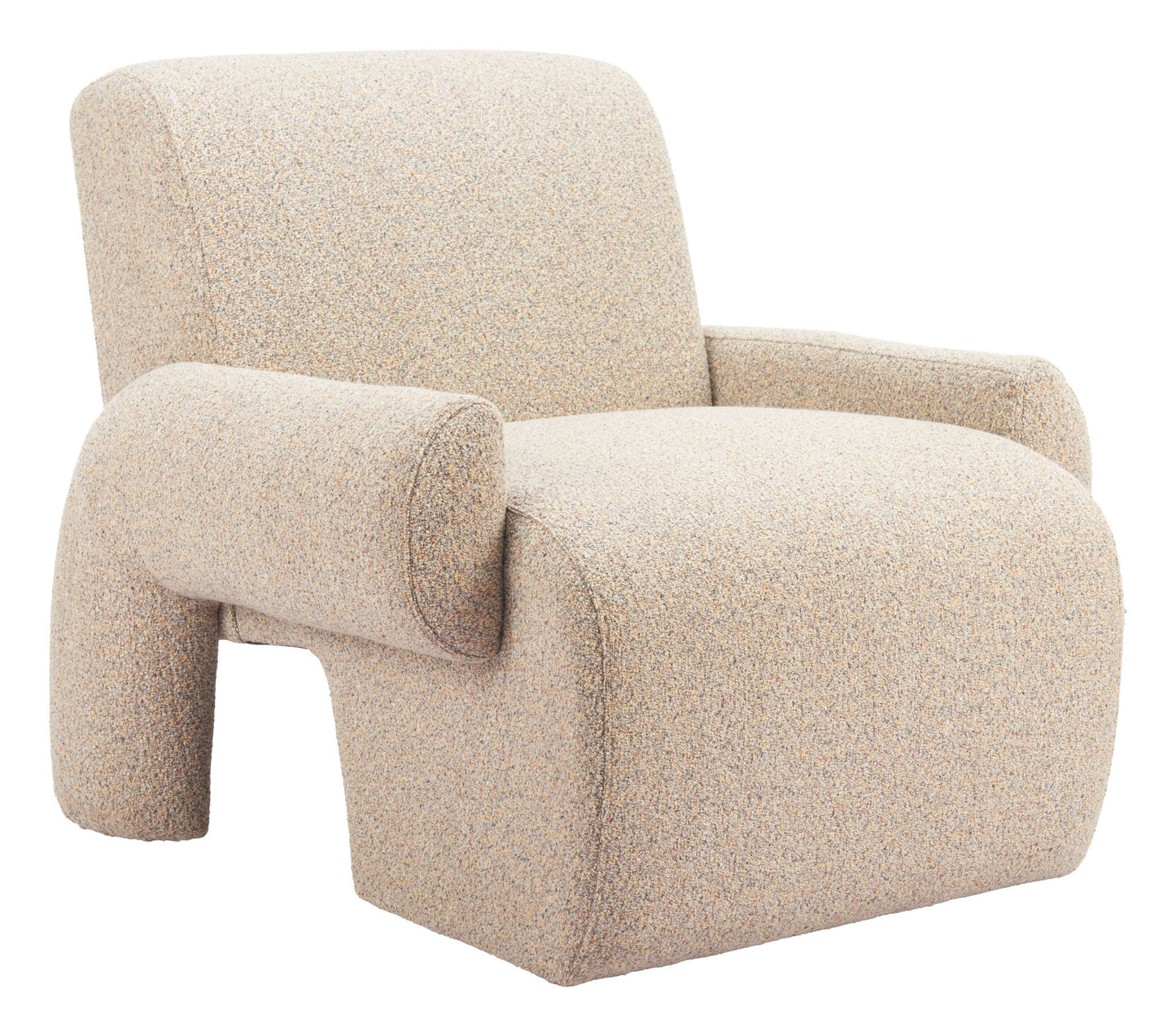 Rura - Accent Chair - Heathered Beige