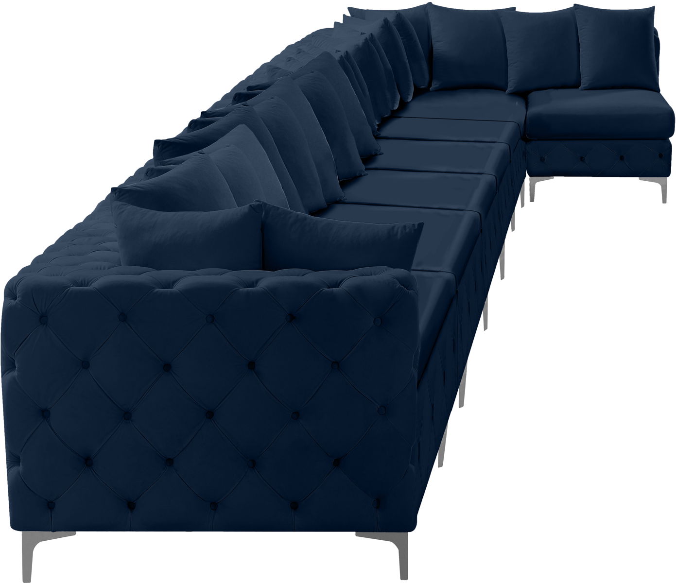 Tremblay - Modular Sectional 8 Piece - Navy - Modern & Contemporary