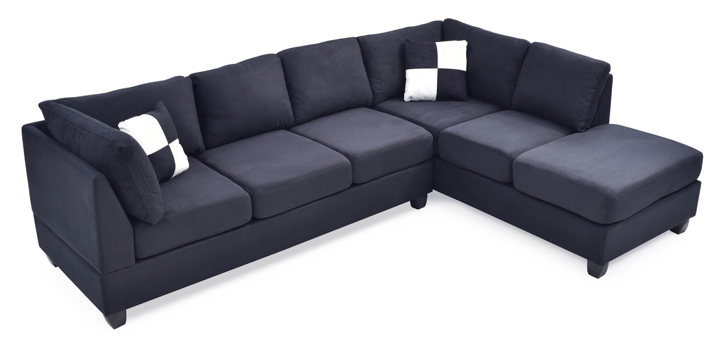 Glory Furniture - Malone - Fabric Sectional