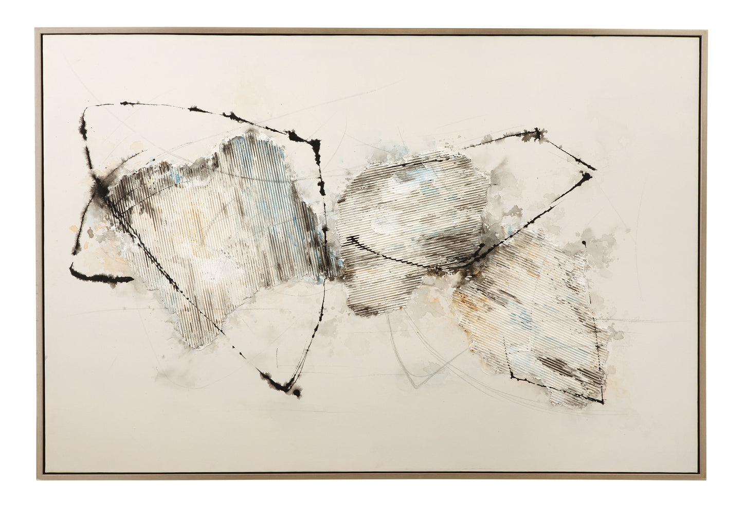 Gascon Framed Canvas - Beige