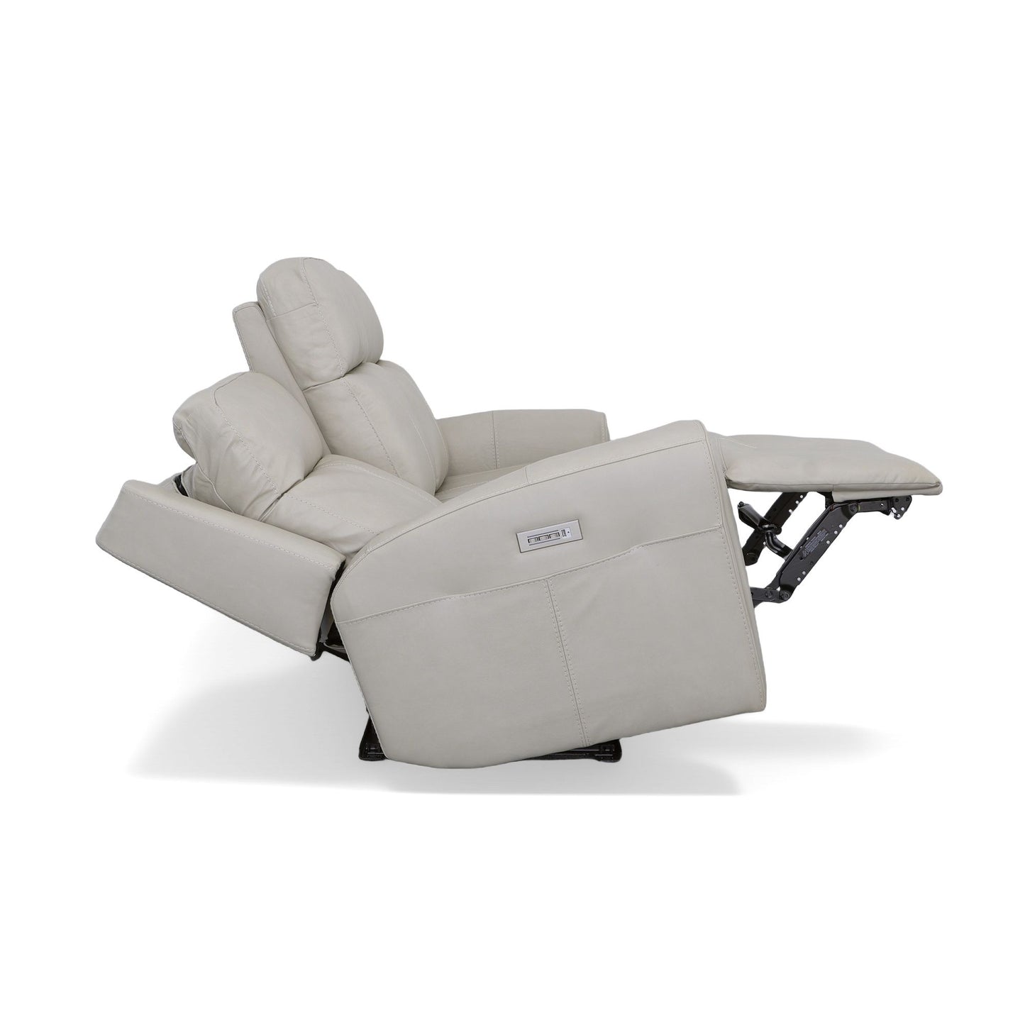 Barnett - Power Reclining Sofa with Power Headrests & Lumbar