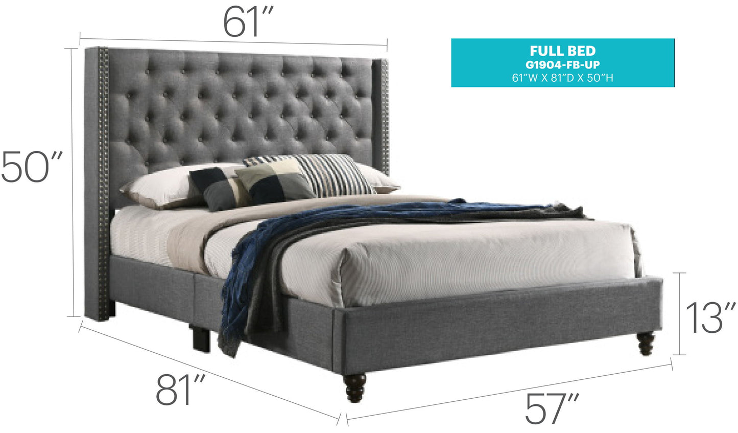 Glory Furniture - Julie - Fabric Upholstered Bed