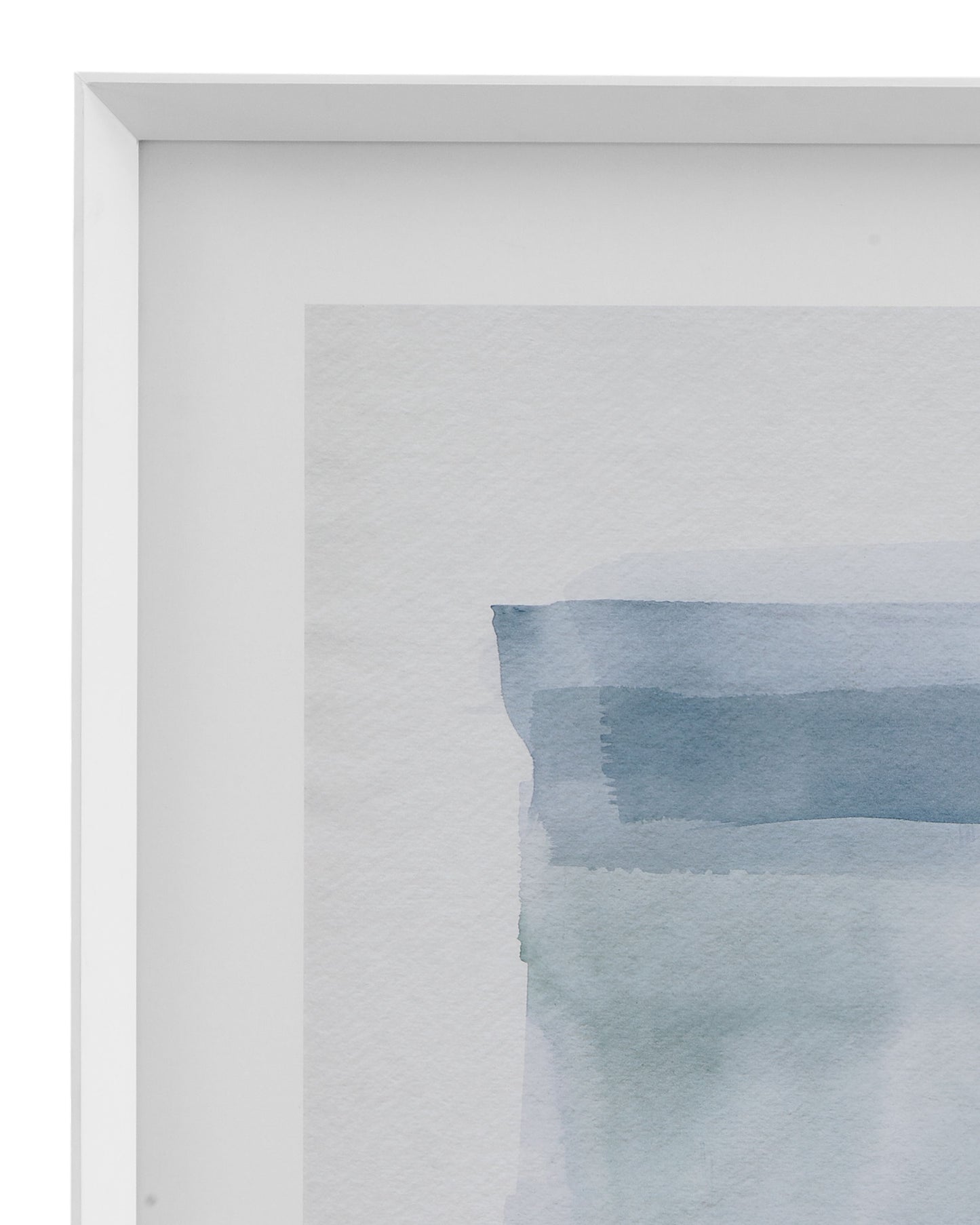 Water Color Lens I Framed Print - White