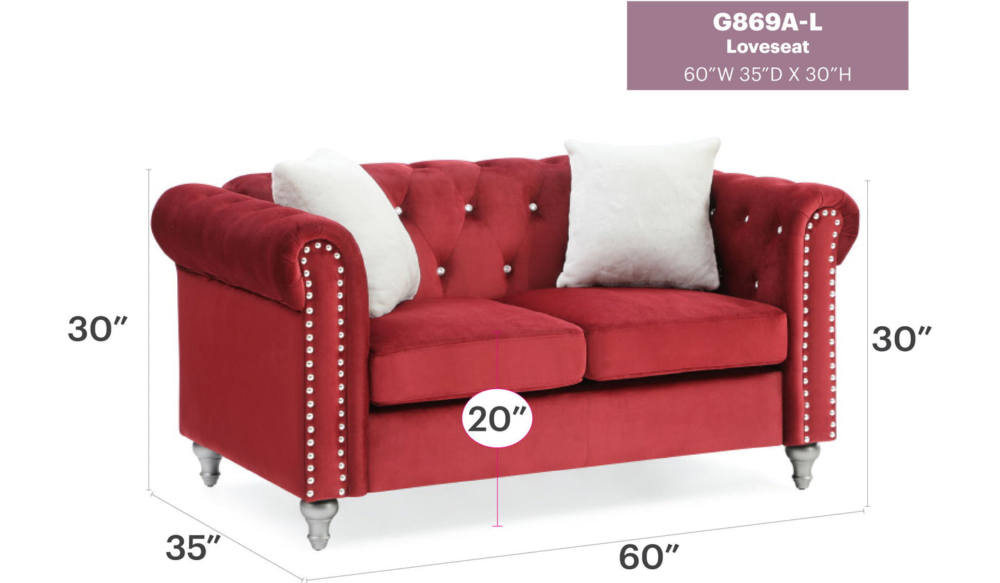 Glory Furniture - Raisa - Loveseat