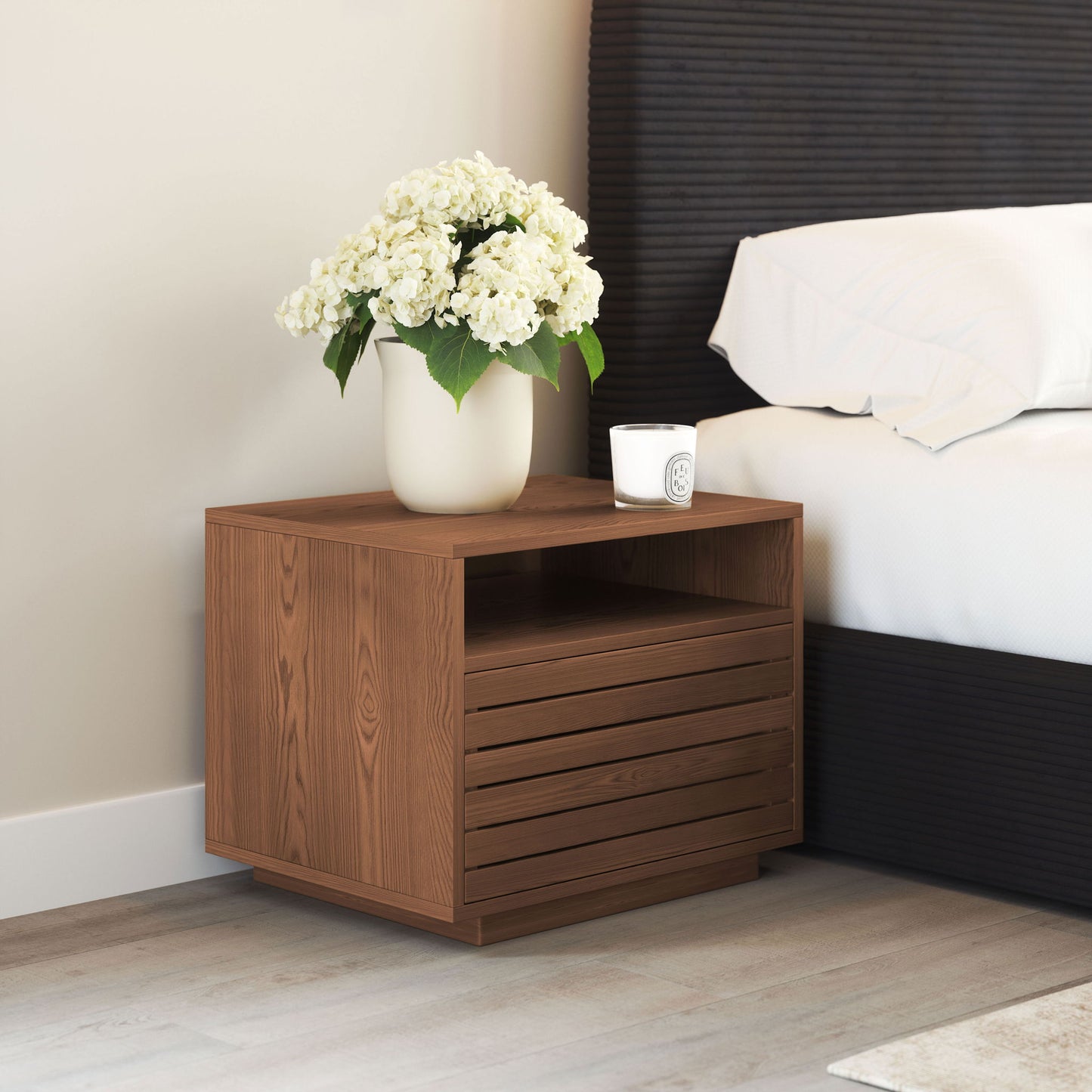 Slit - Nightstand - Walnut