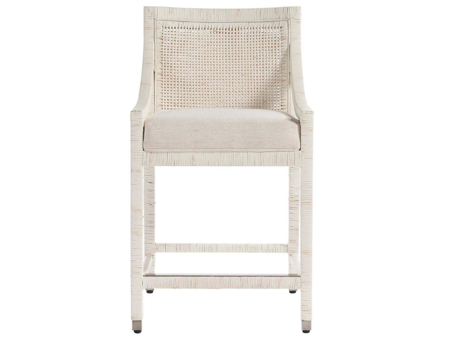 Weekender Coastal Living Home / Longboat - Counter Chair - Pearl Silver
