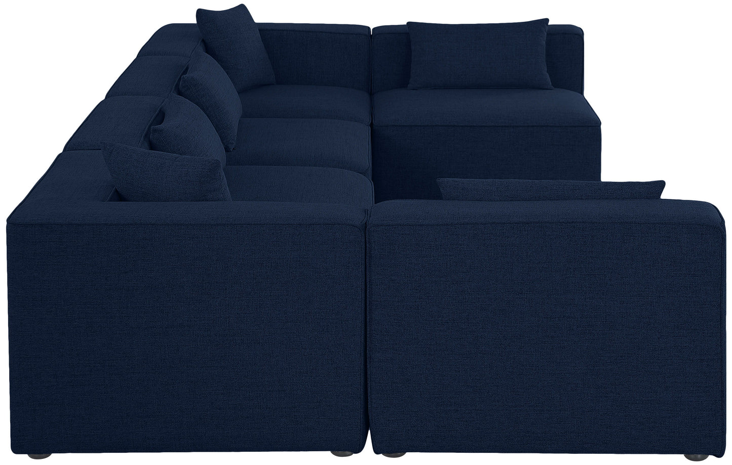 Cube - Modular Sectional 6 Piece - Navy