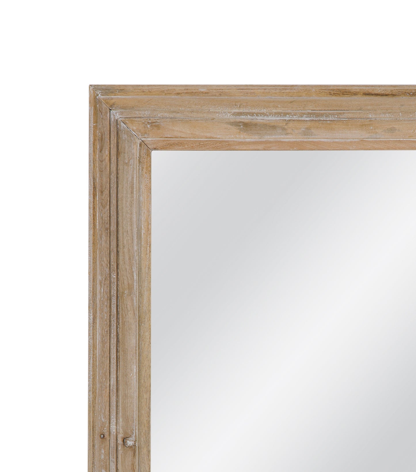 Rustic Wall Mirror - Light Brown