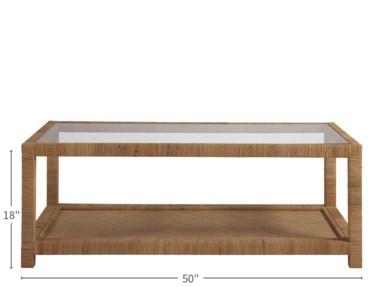 Escape - Long Key Cocktail Table - Light Brown