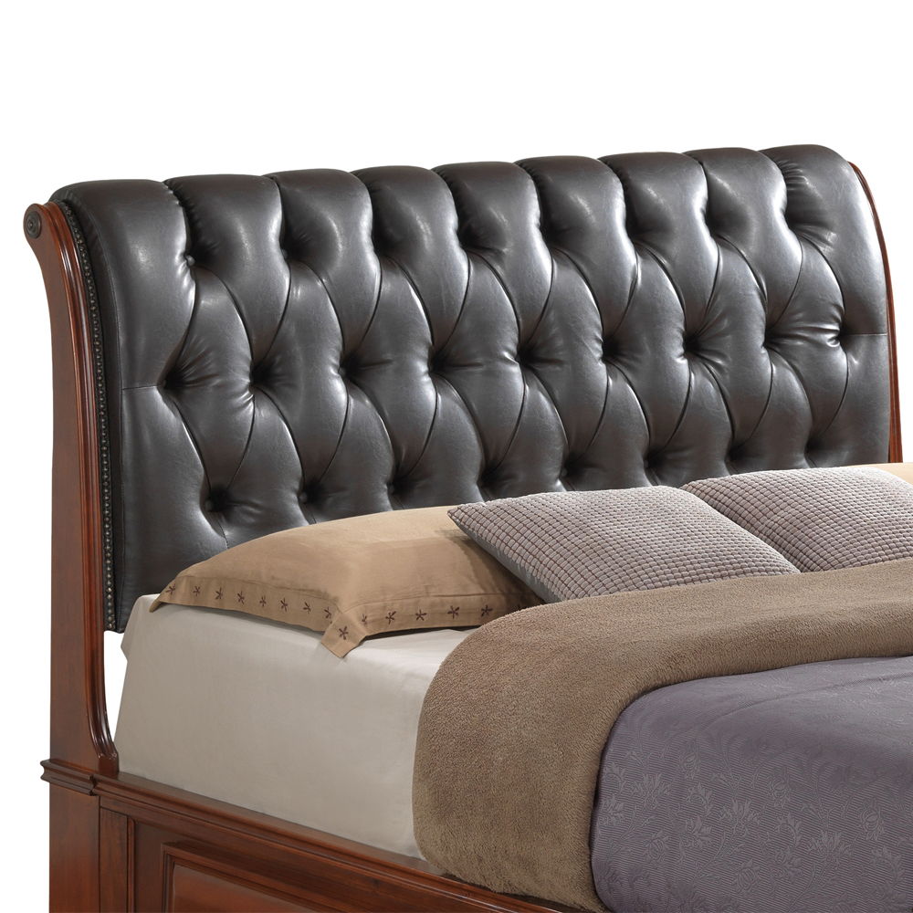 Glory Furniture - LaVita - Faux Leather Upholstered Storage Bed