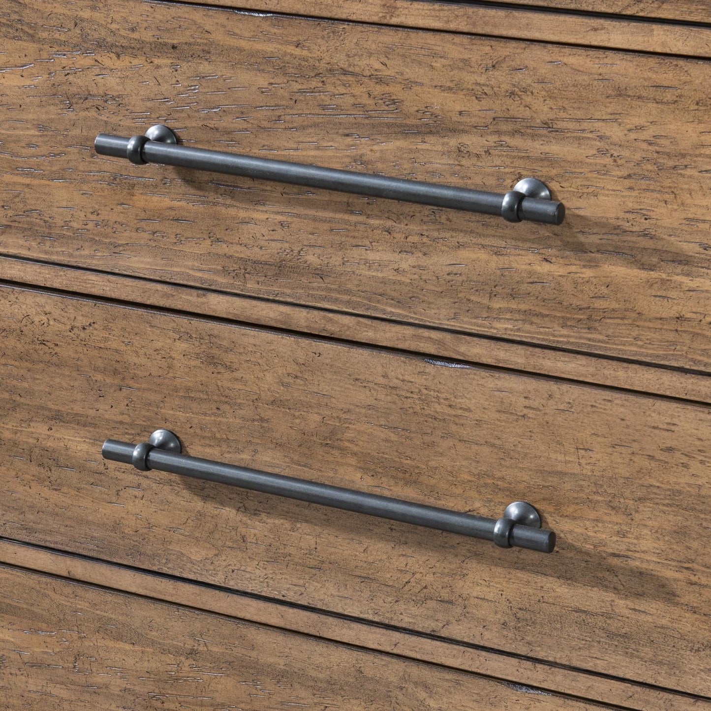 Artisan's Place - Door Nightstand - Vintage Pine Ironwood