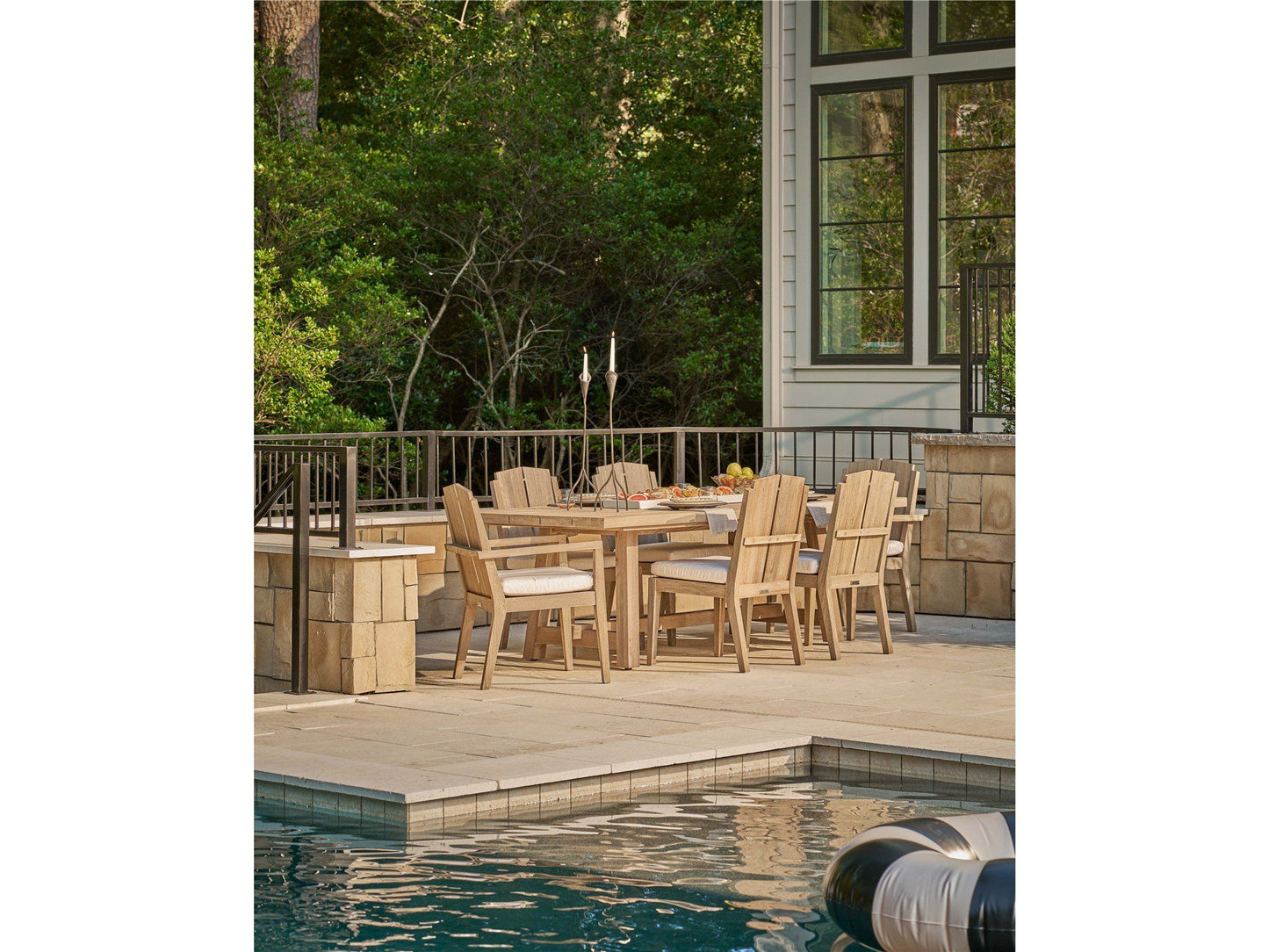 Coastal Living Outdoor / Saratoga - Rectangle Dining Table - Light Brown
