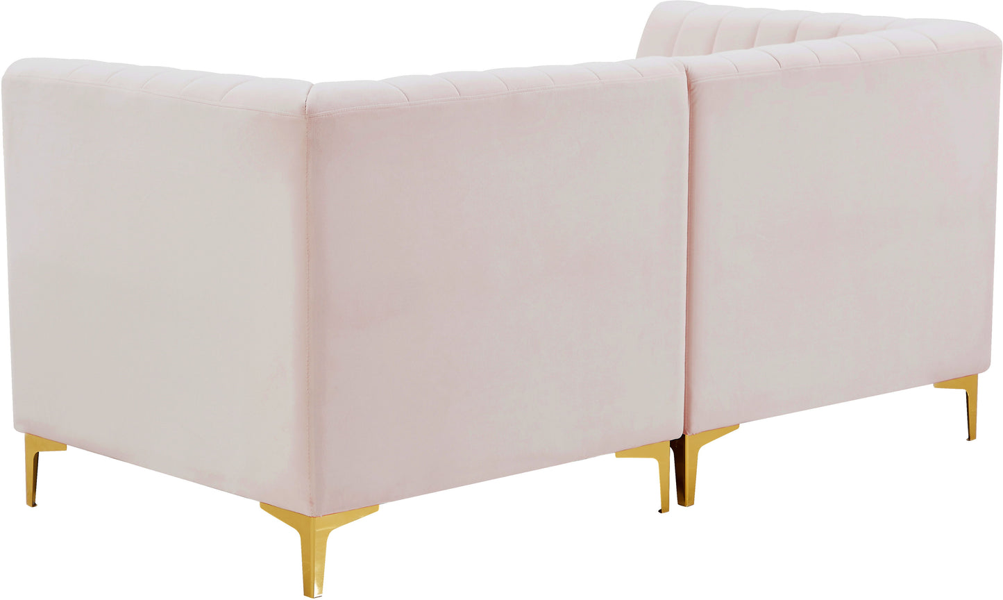 Alina - Modular Sectional - Pink - Modern & Contemporary