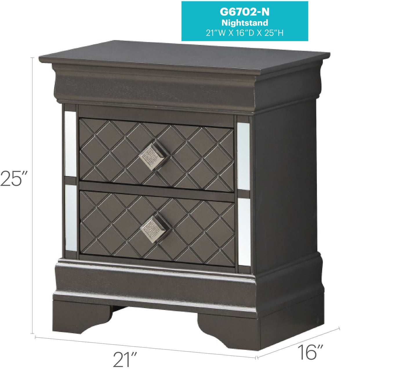 Glory Furniture - Verona - Nightstand