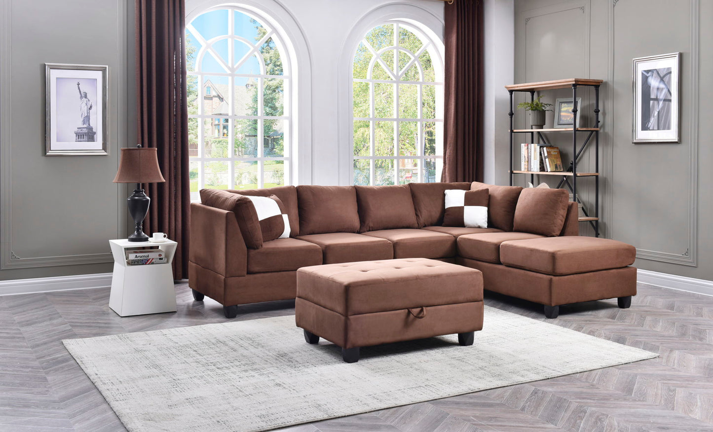 Glory Furniture - Malone - Sectional