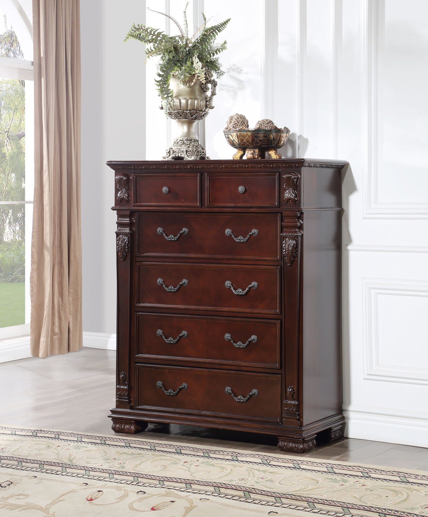 Lyndon - 6 Drawer Chest - Cherry