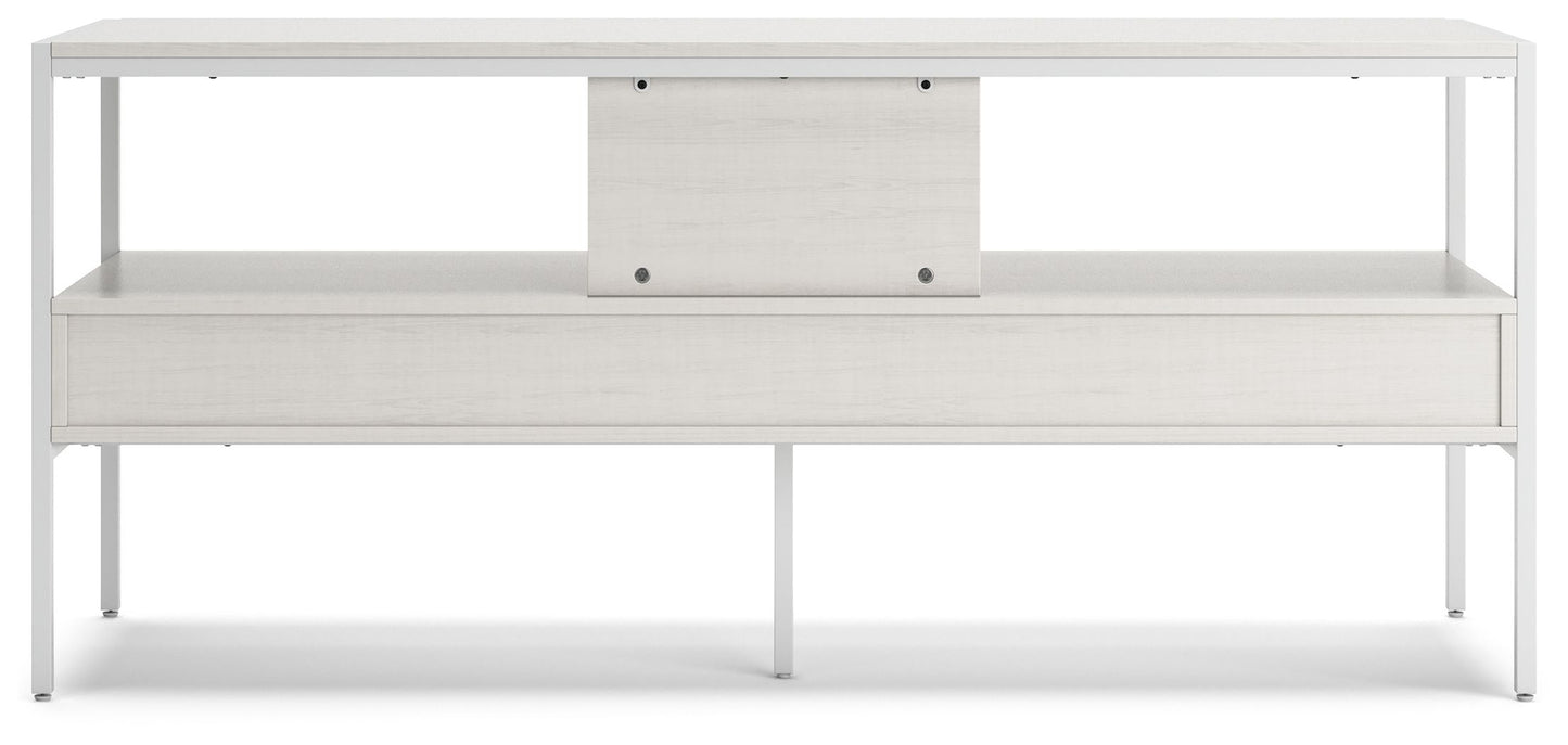 Deznee - Large TV Stand - White