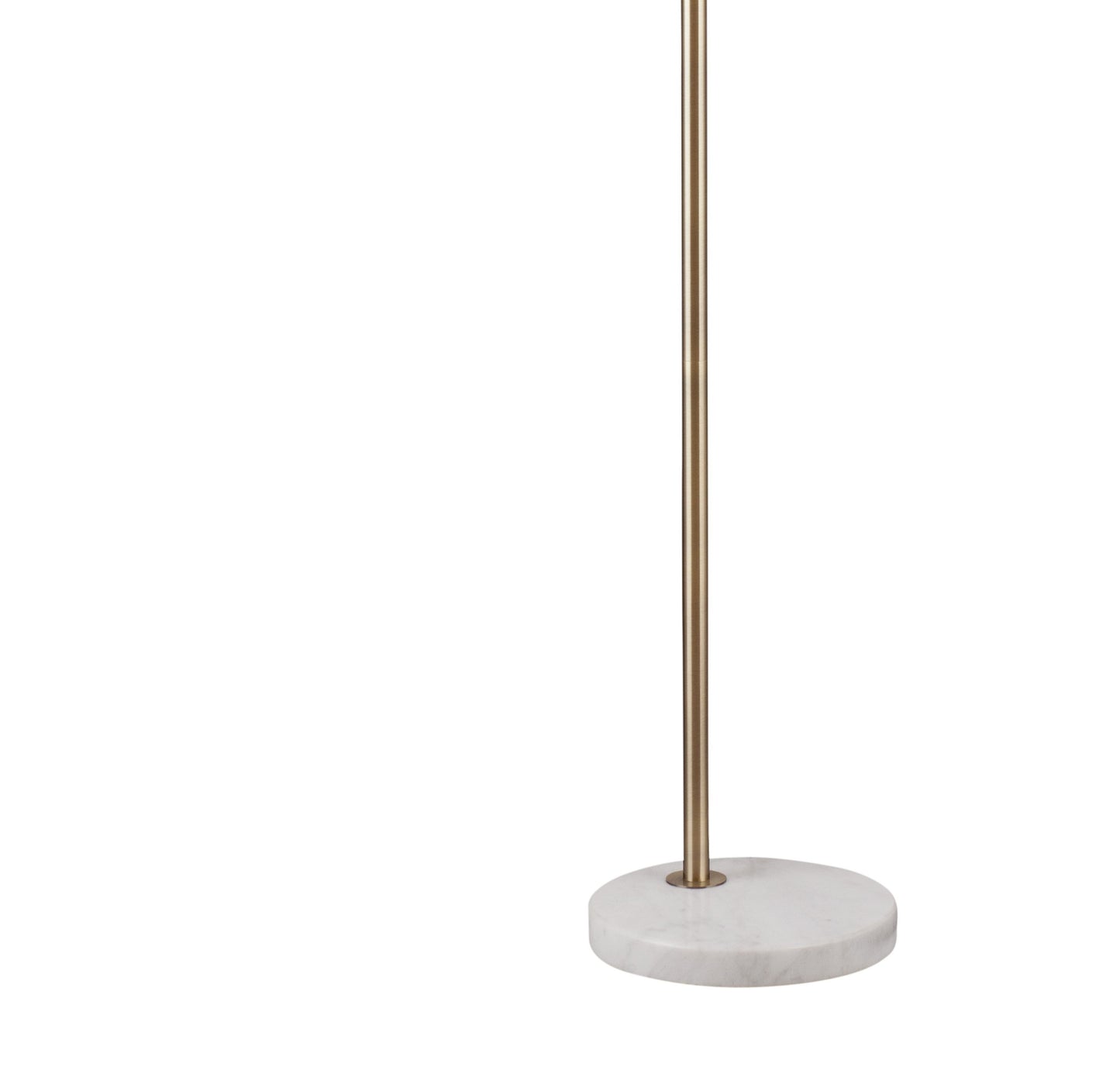 Thames - Floor Lamp - Brass / White