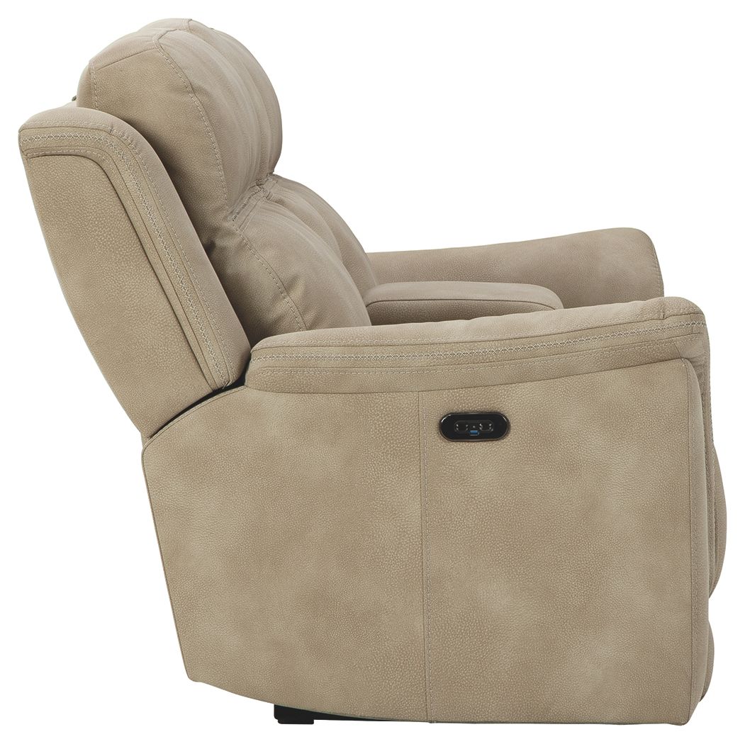 Next-Gen Durapella - Reclining Power Loveseat With Console