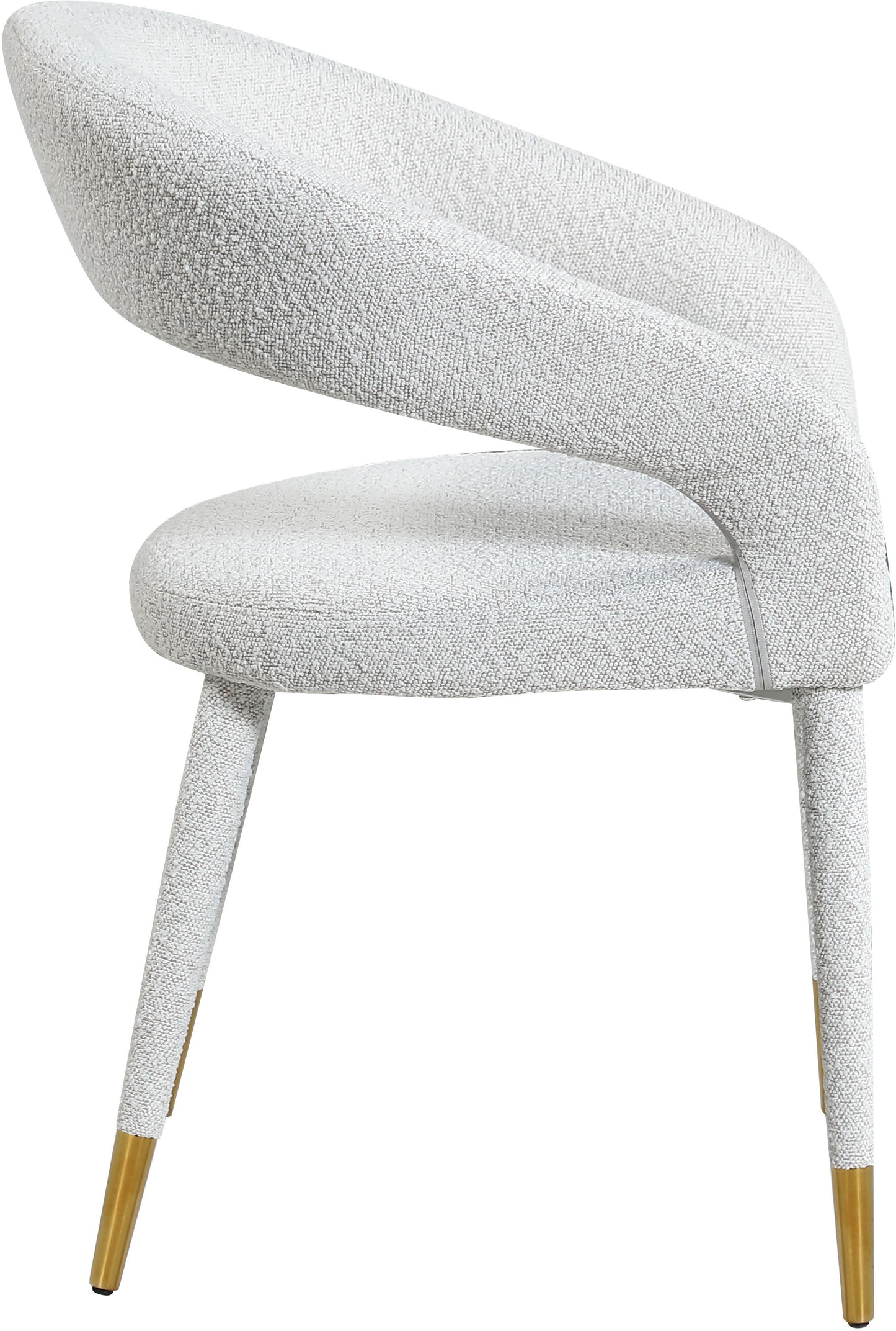Destiny - Fabric Dining Chair - Cream