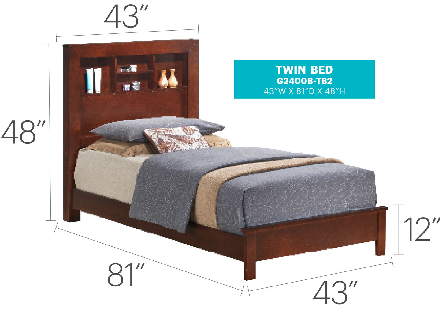 Glory Furniture - Burlington - Bed