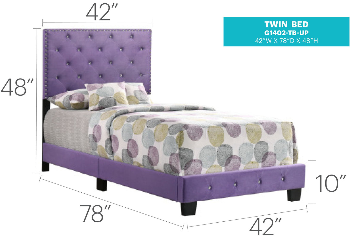 Glory Furniture - Suffolk - Bed