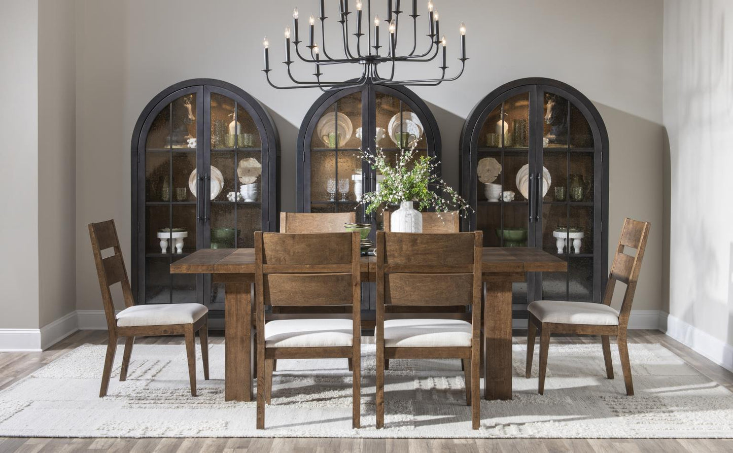 Artisan's Place - Display Cabinet - Vintage Pine Ironwood