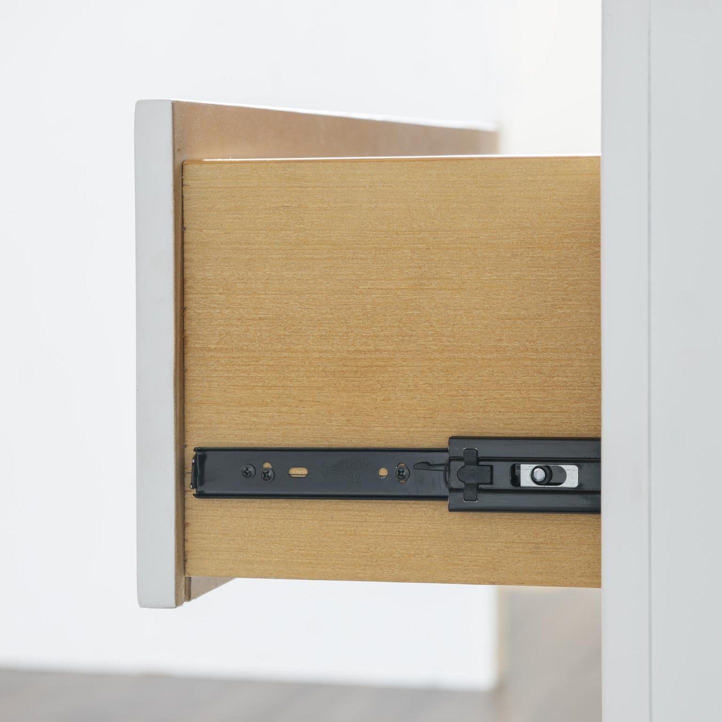 Horizons - 2 Drawers Nightstand - Pure White / Natural Oak